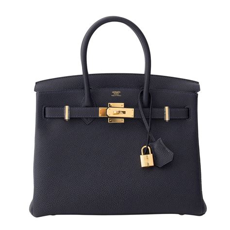 hermes birkin 30 bleu nuit|HERMES Togo Birkin 30 Bleu Nuit 1309642 .